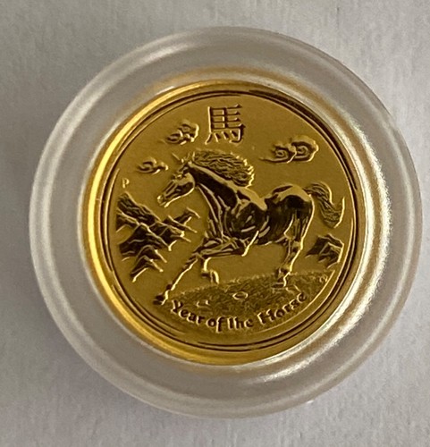 Gold lunar jahr des pferdes - gold,