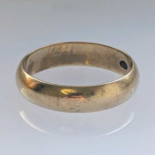 Goldfarbener bandring ring aus - ring,