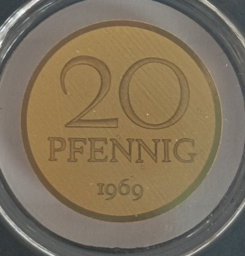 Goldmünze pfennig ddr - 20,