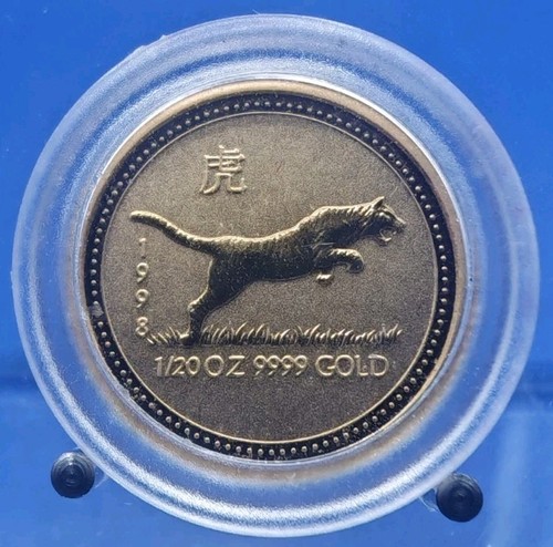 20oz lunar tiger 1998 gold - lunar, i