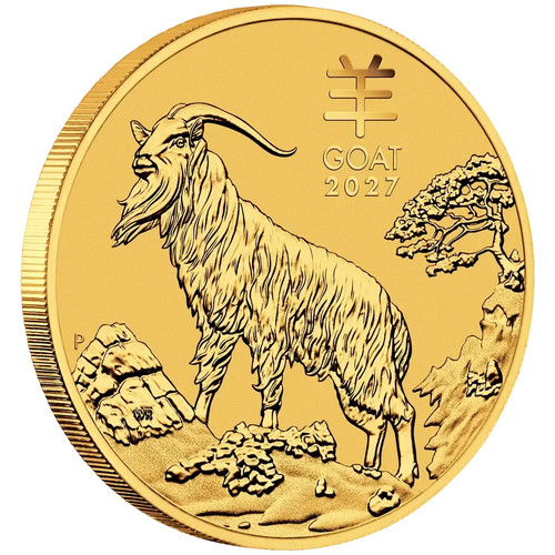 Goldmünze jahr der ziege - goldmünze,