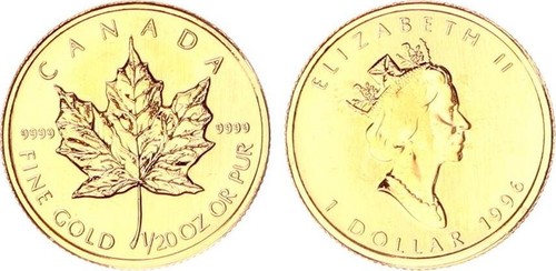 Kanada dollar gold - kanada, 1996