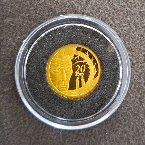Goldmünze 999 feingold - 999,9,