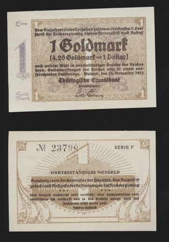 Weimar mark goldmark 20 - ,