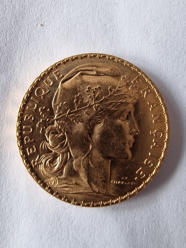 Goldmünze frankreich 20 - frankreich,