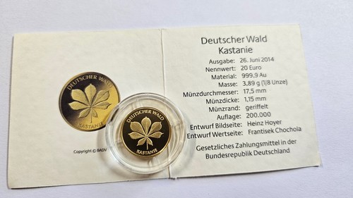 Euro goldmünze 2014 - 20,