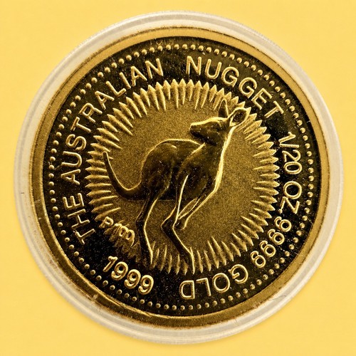 Gold nugget känguru 1999 20 - gold,