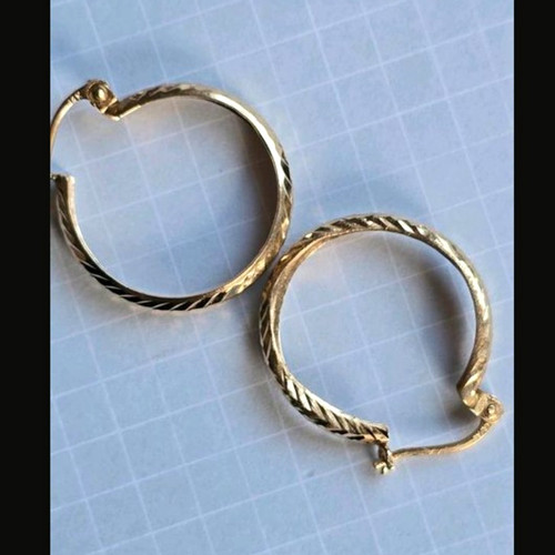 Creolen ohrringe 585 gold - creolen,