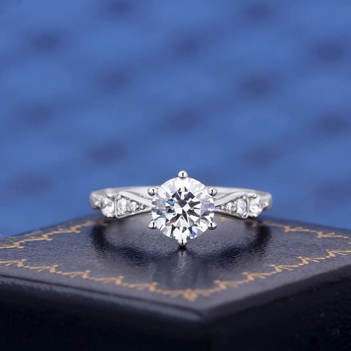 Vintage rund diamant - 1,20,