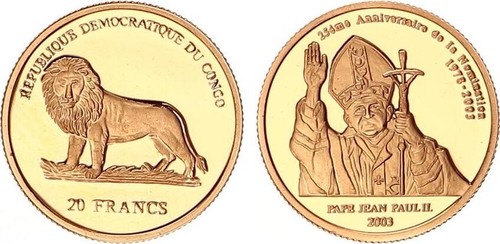 Kongo francs 2003 - 20,