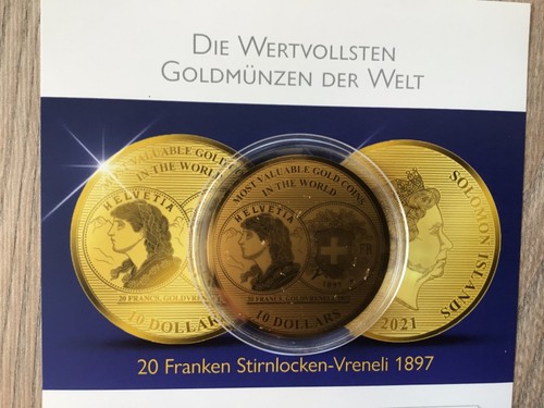 Gold 100 20 - gold, franken