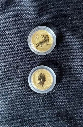Unze gold jahr - 1/20, tigers