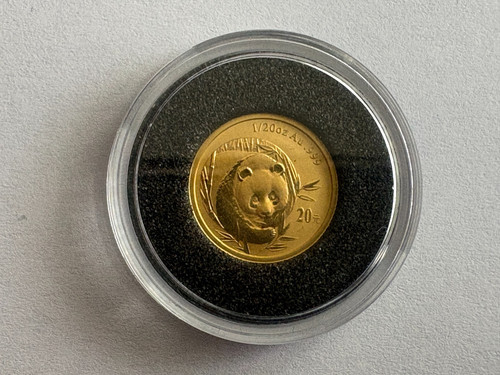 Panda 2003 goldmünze - 2003, .999